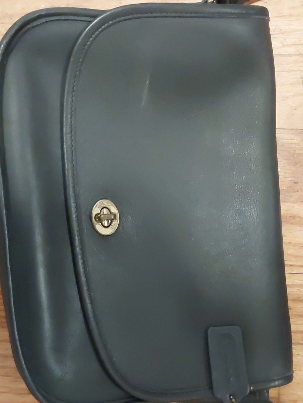 Coach Black Leather Crossbody Bag